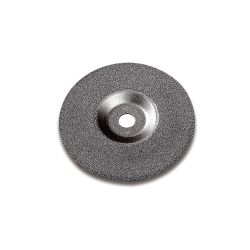 METALL-RAUHSCHEIBE SILBER FLAT DISC 175x2MM, Bohrung 22mm Steel Shot Grit 390 