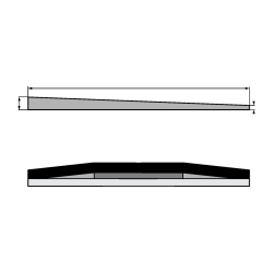 CN-BOMBAGEKEIL 1/3x255x2500mm 