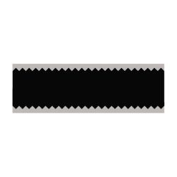 REPARATURBAND V 2,2x100x10000mm Polymerbasis: CR Härte: 60 Shore A, Farbe: schwarz Deutsche Untertag 