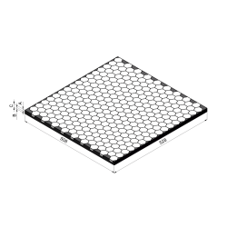 REMALOX SW12/8 20x510x525mm Keramik SW32x12mm 