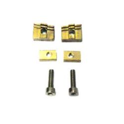 RC 414 Spannbacken Set Inhalt Spannbacke links + rechts, 2 Nutensteine, 2 Inbusschrauben M4 x 14 